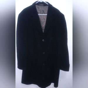 Calvin Klein Wool and Cashmere Blend Men’s Overcoat Coat 44L